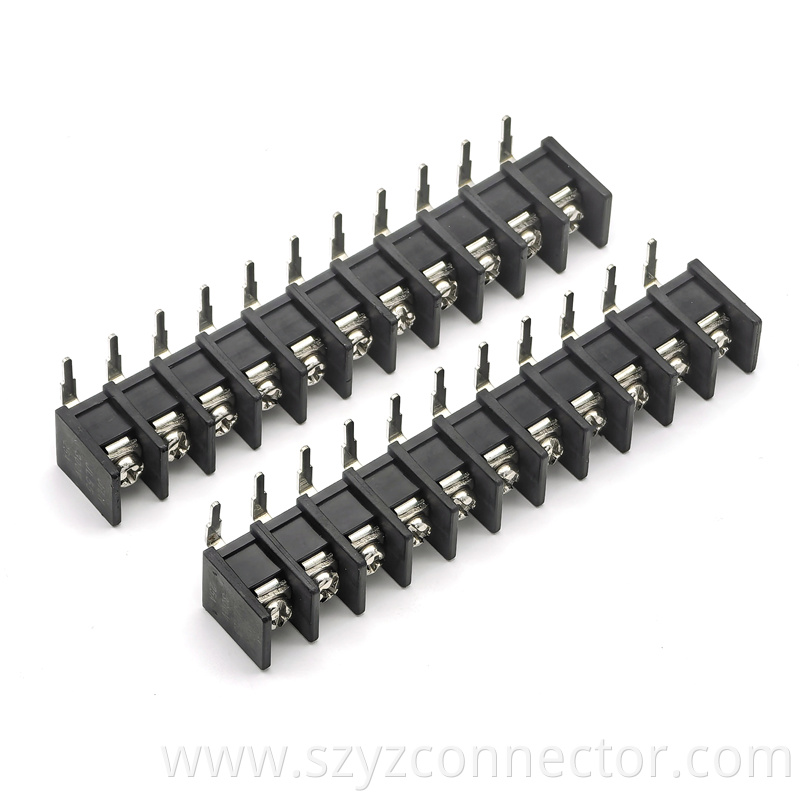 Wire terminal block fence type